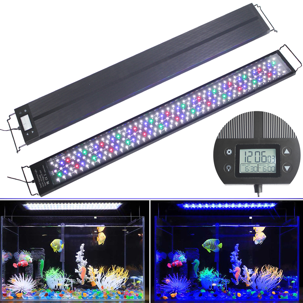 Marine Aquarium Lamp - Waterproof 24-36inch LED Aquarium Lights Programmable