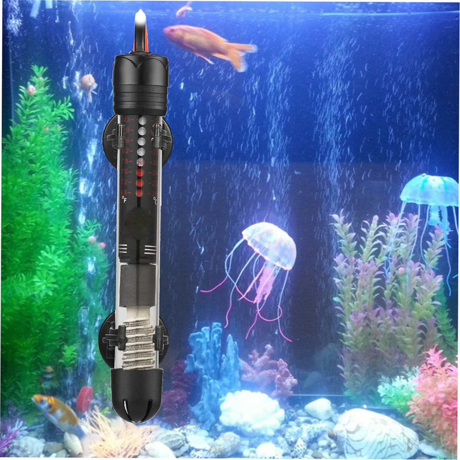 Marine Aquarium Lamp - Submersible Heater Heating Rod for Aquarium