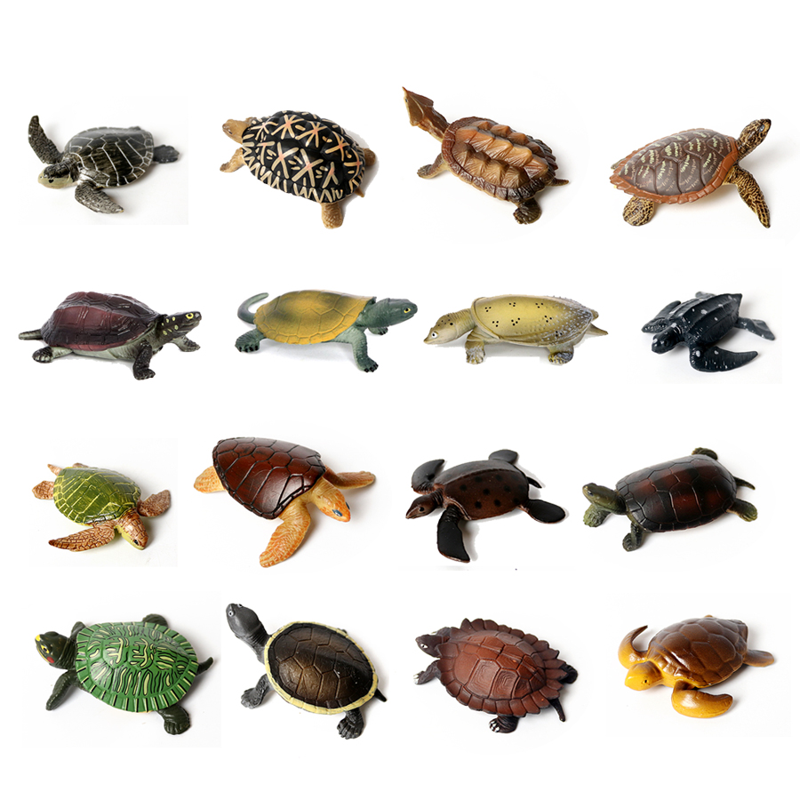 Marine Aquarium Aquascape - Realistic Miniatures Marine Life Sea Turtle