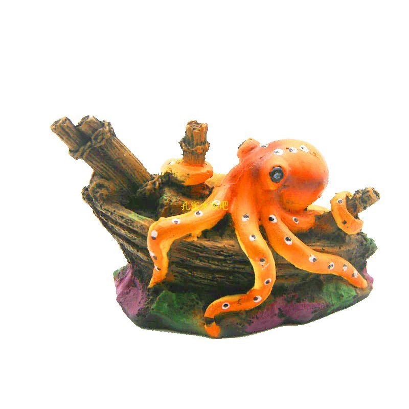 Resin Octopus Statue Ornaments - đánh giá và giá Marine Aquarium For Sale