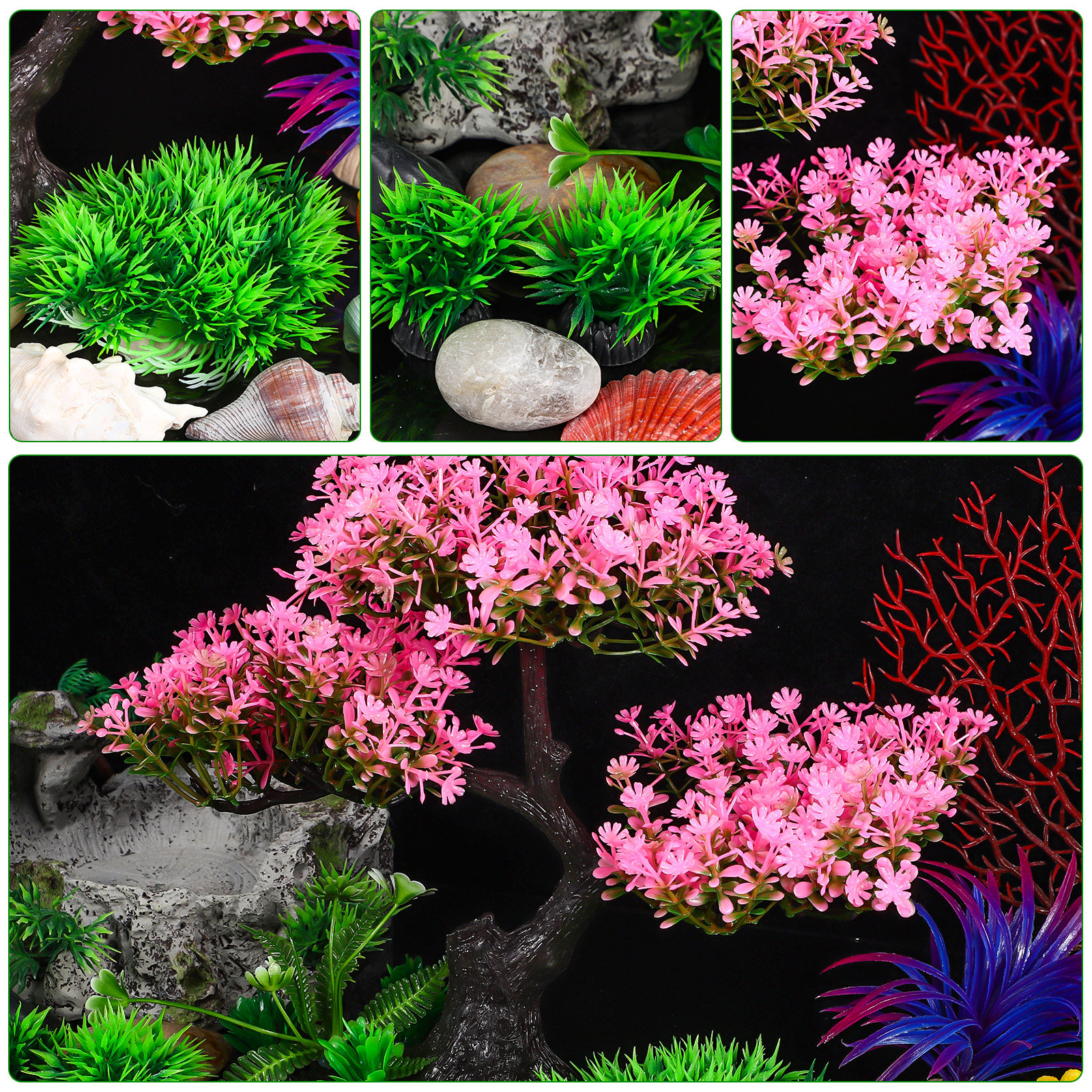 Artificial Plants Indoor Aquar - đánh giá và giá Marine Aquarium For Sale