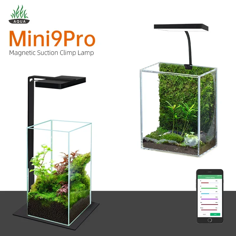 WEEK AQUA Mini 9 Pro USB Nano  - đánh giá và giá Marine Aquarium Lamp