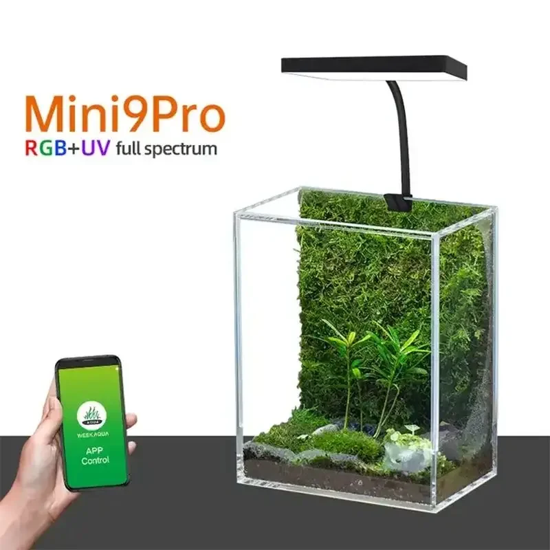 WEEK AQUA Mini 9 Pro USB Nano  - đánh giá và giá Marine Aquarium Lamp