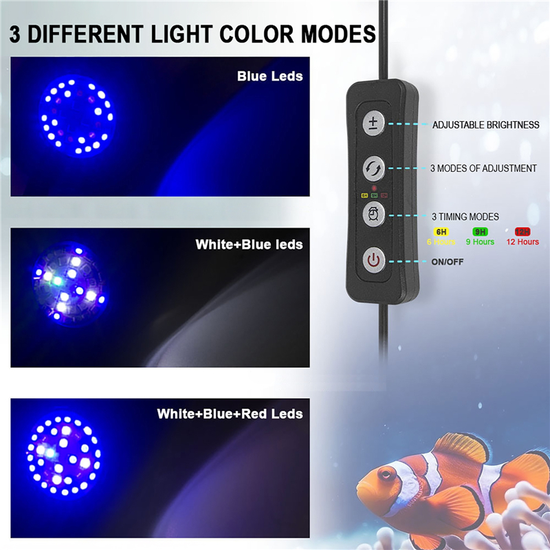 30W Aquarium Fish Tank Sea Wat - đánh giá và giá Marine Aquarium Lamp