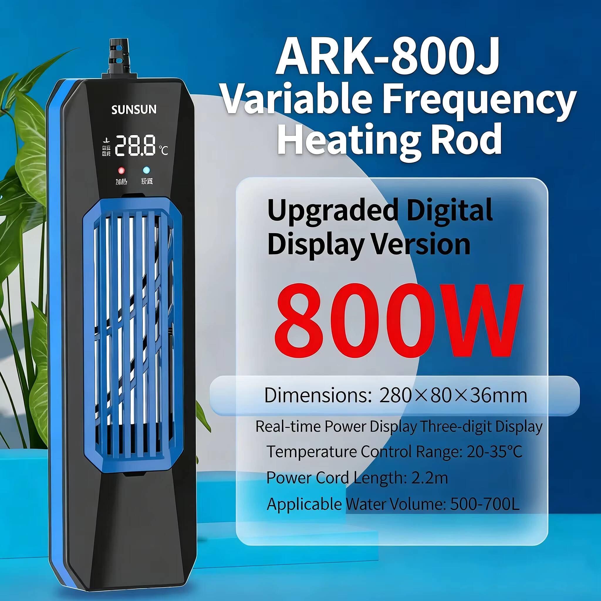 SUNSUN PTC  ARK/PTC High-Power - đánh giá và giá Aquarium Blue Marine Reef 60