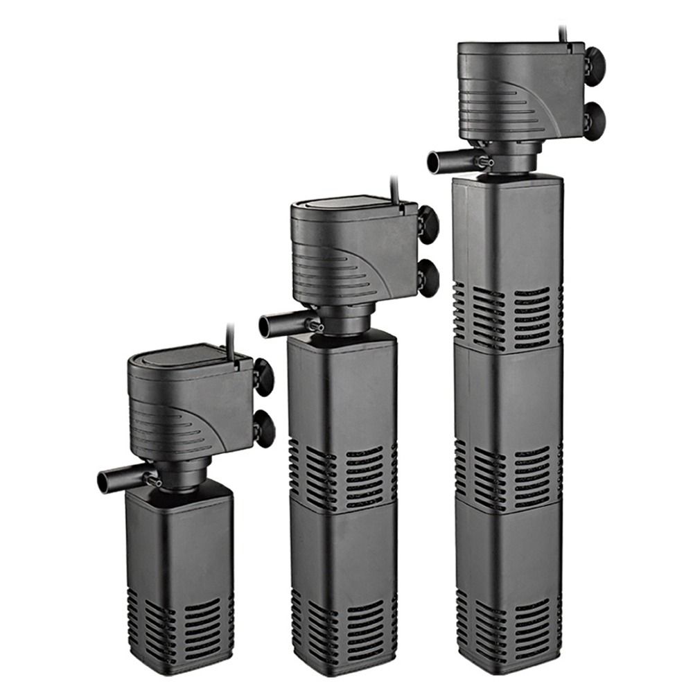 Plastic 3 in 1 Fish Tank Filte - đánh giá và giá Aquarium Marine Filter