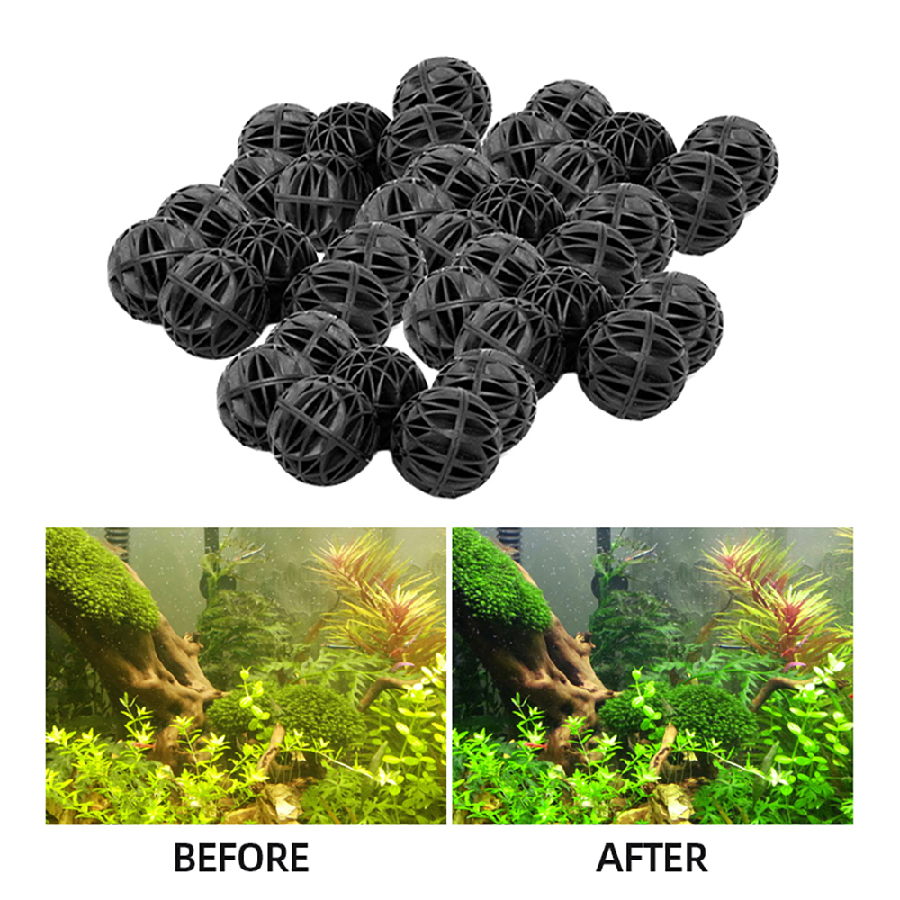100pcs 18mm Biological Bio Bal - đánh giá và giá Aquarium Marine Filter