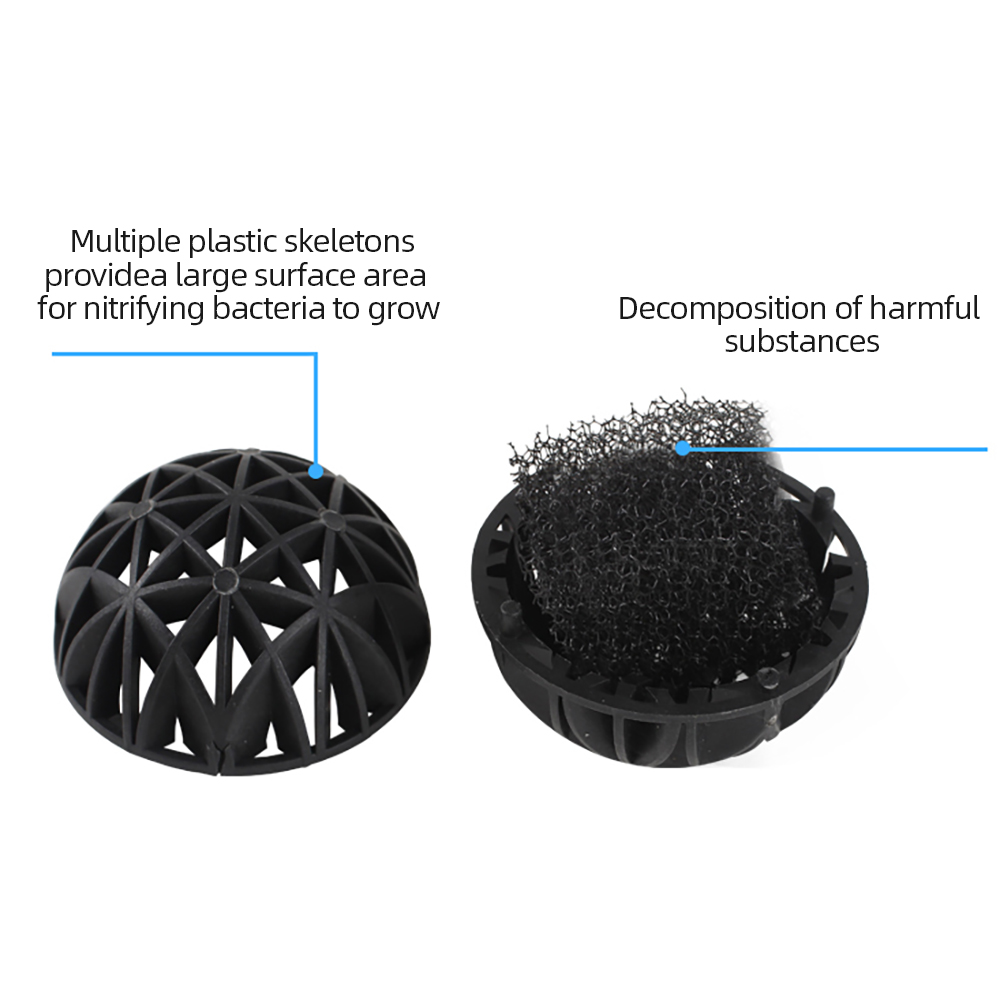 100pcs 18mm Biological Bio Bal - đánh giá và giá Aquarium Marine Filter