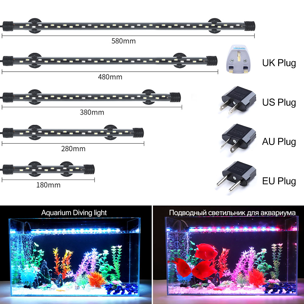 90-260V Aquarium Light LED Wat - đánh giá và giá Marine Aquarium Lamp