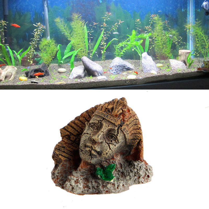 Egyptian Pharaoh Sphinx Resin  - đánh giá và giá Marine Aquarium For Sale